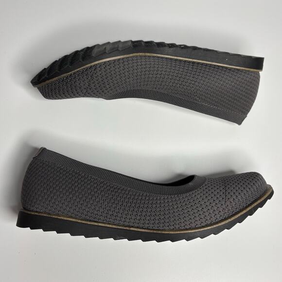 Comfortiva Rena Recycled Knit Ballet Flat in Smoke - Picture 8 of 10
